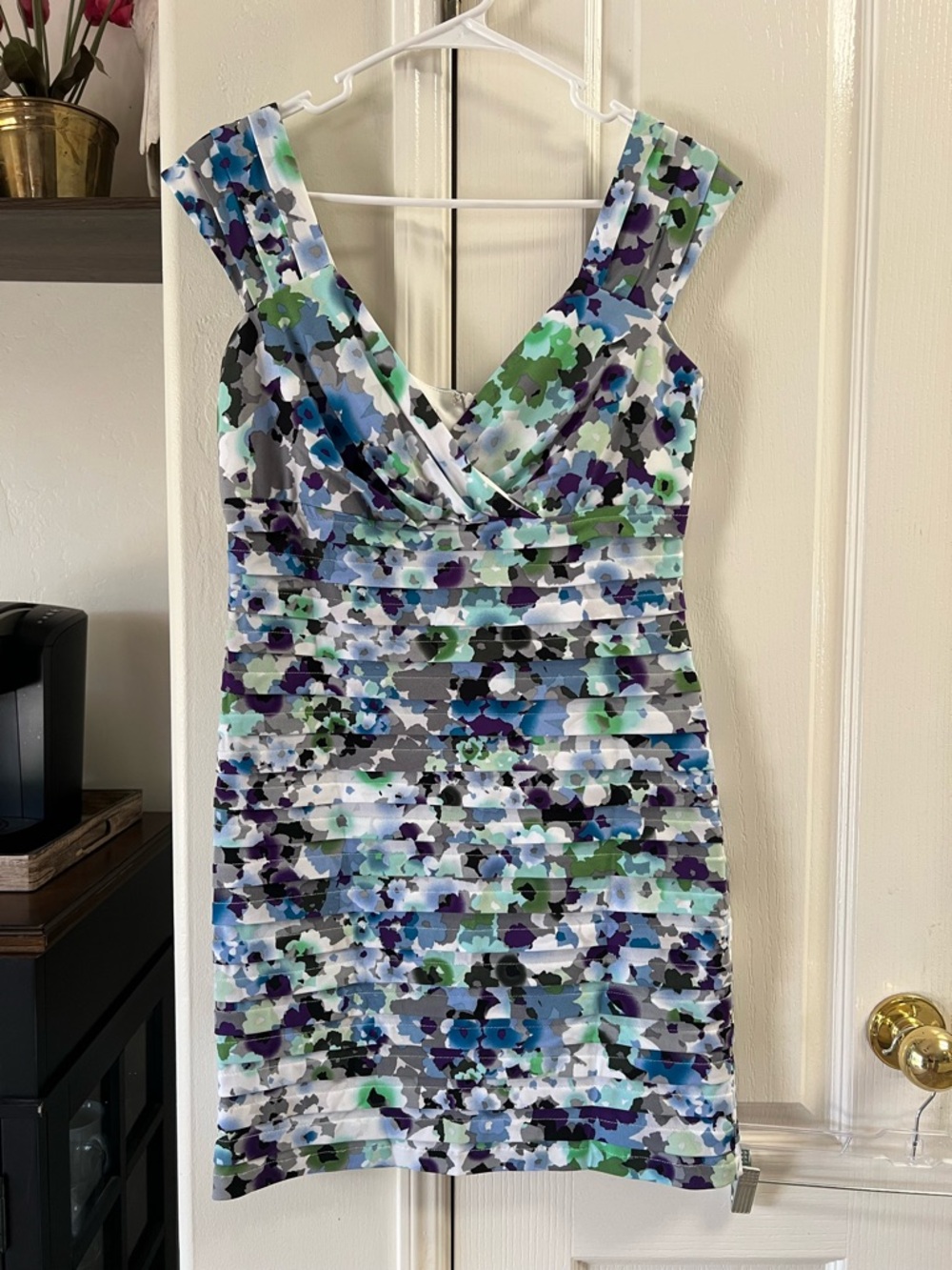 London times floral spring mini cocktail dress